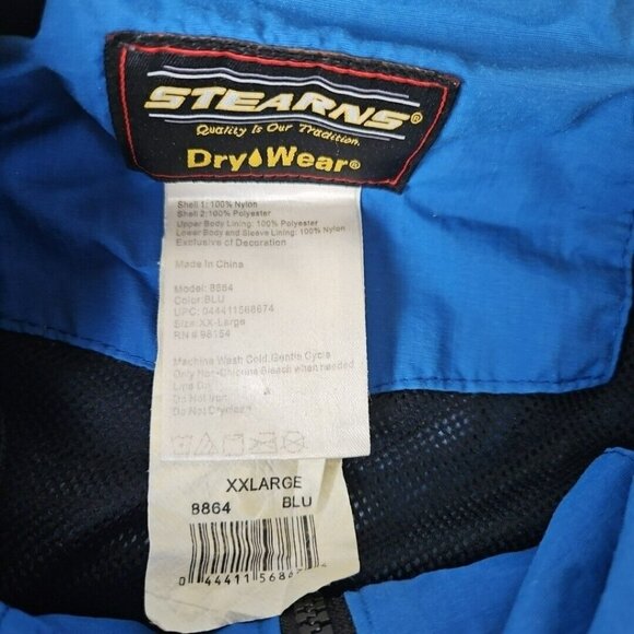 Stearns Elite Drywear Blue XXL 2XL Workwear Rain Jacket Coat All Weather Winter - Picture 8 of 16